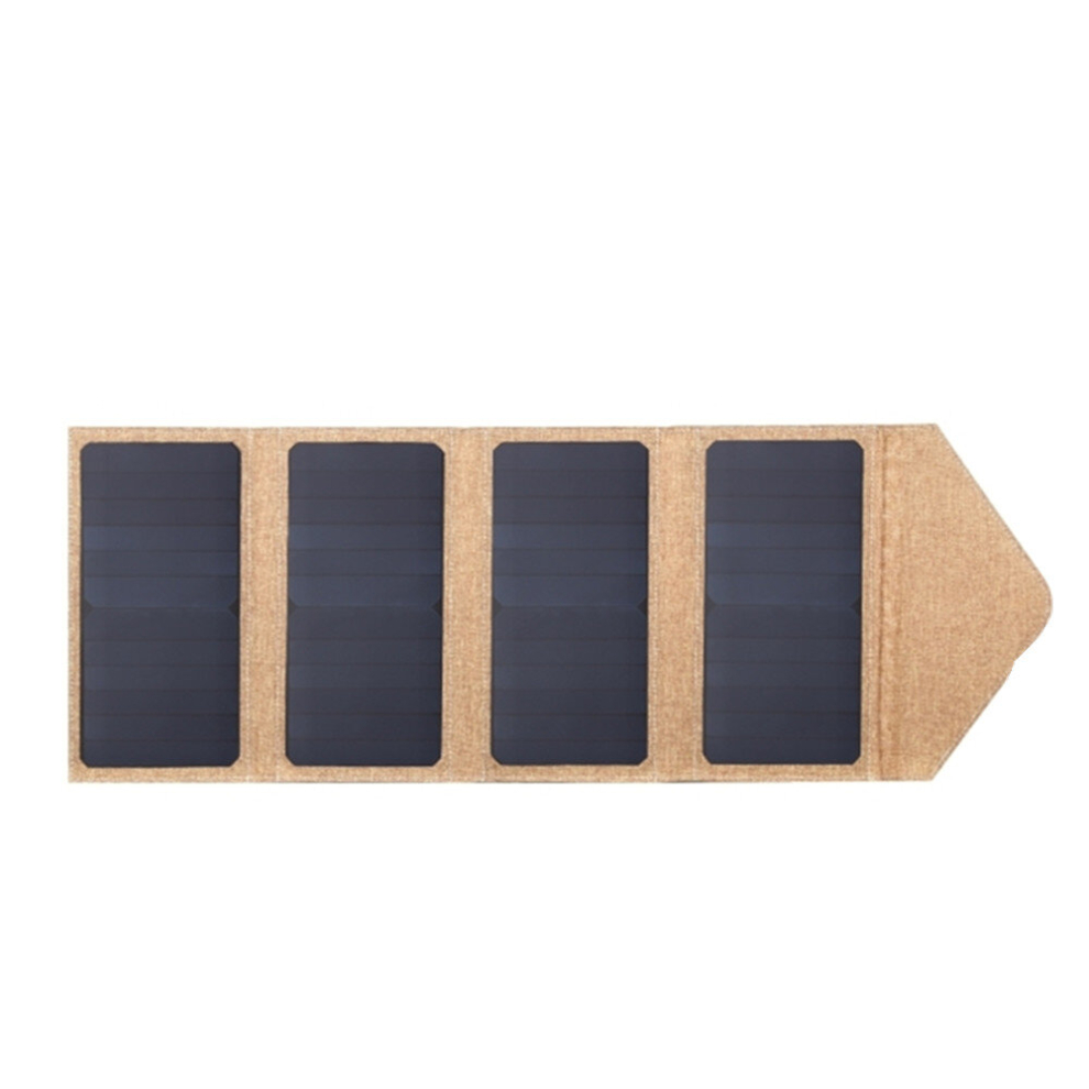 28W Foldable Solar Panel Charger With 5V 2.9A Max Dual Usb Ports(Yellow) 6913664824735