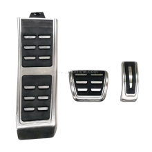 3 in 1 Non-Slip Manual Gear Car Pedals Foot Brake Pad Cover Set for Porsche Macan 2019