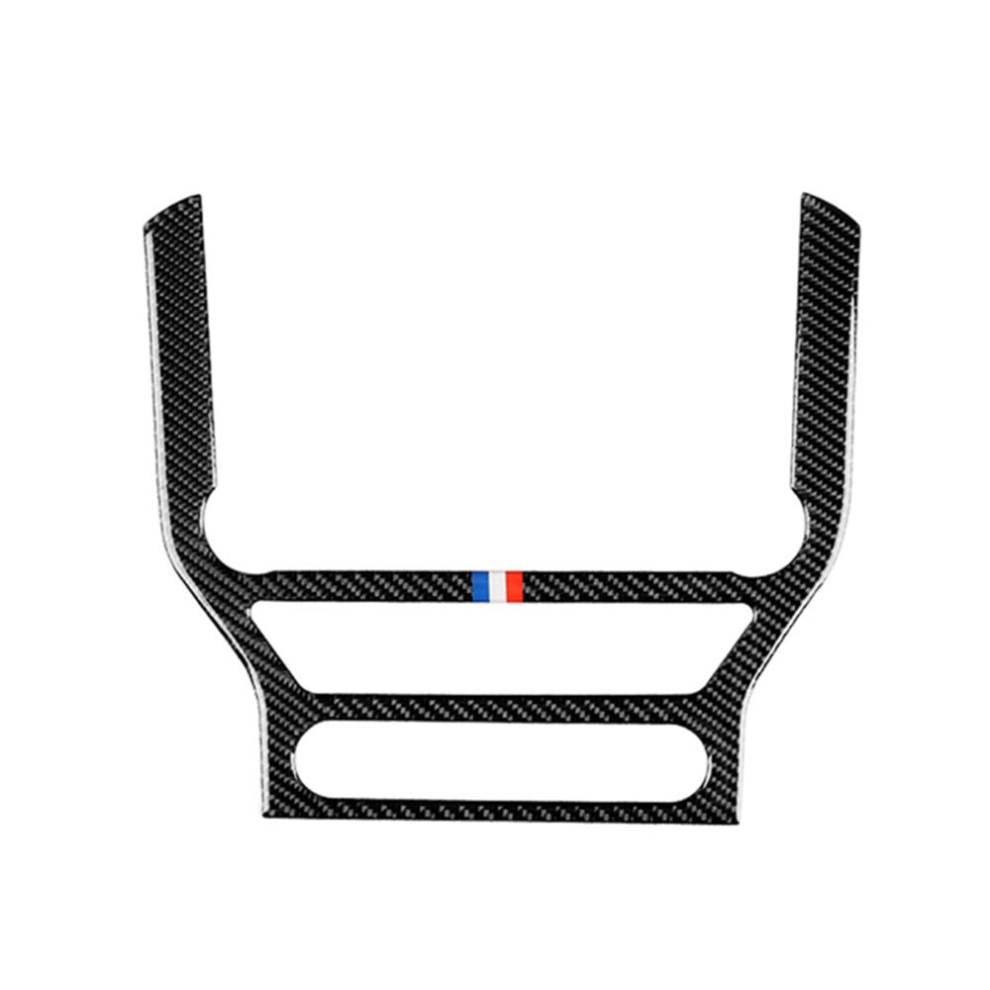 Car Usa Color Carbon Fiber Cd Panel Decorative Sticker For Ford Mustang 2015-2017 Light 6913664857733
