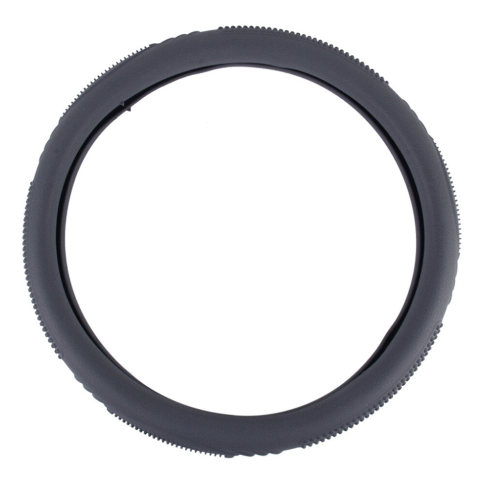 Universal Rubber Car Steering Wheel Cover Sets Four Seasons General (Grey) Grey 6913664865103