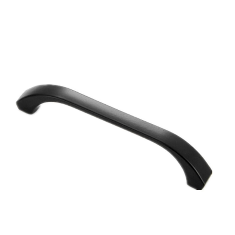 4Pcs 4003_96 Stainless Steel Closet Cabinet Handle Pitch: 96Mm (Black) 7061857240752