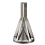 Stainless Steel Deburring External Chamfer Tool Silver Triangle Handle Six-slot 1