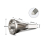 Stainless Steel Deburring External Chamfer Tool Silver Triangle Handle Six-slot 3
