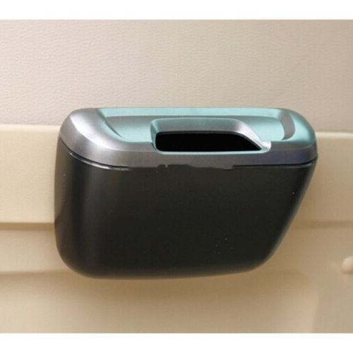 2Pc Green Car Trash Bin 2