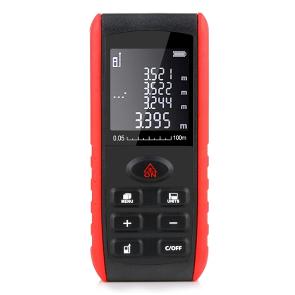 E100 Laser Rangefinder Laser Distance Meter Measuring Device Digital Handheld Tools Module Range 100M Range Finder 6913664819472