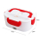 Portable Lunch Box Food Container Car Electric Heating Food Warmer Rice Container(Orange) 2