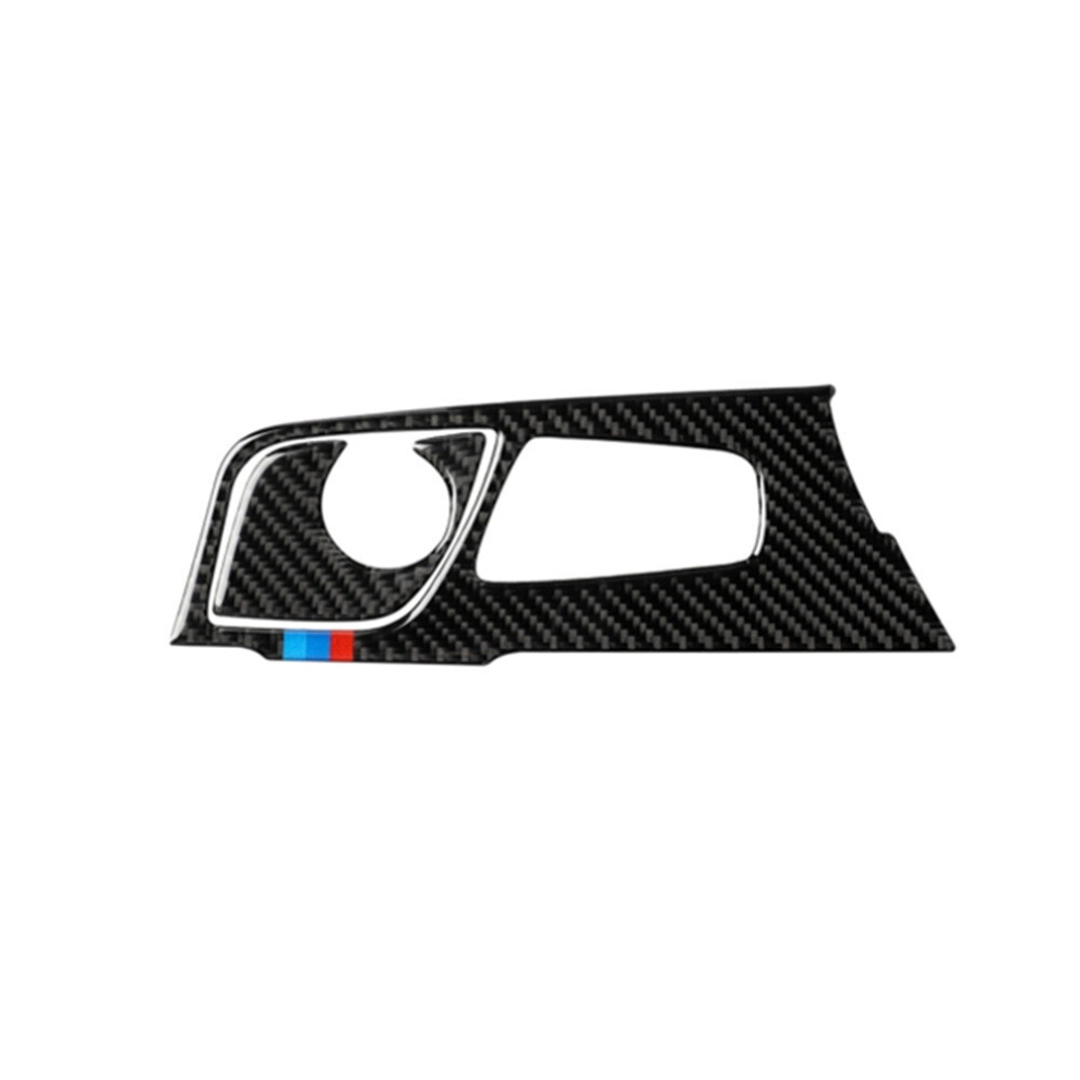 2 In 1 Car Tricolor Carbon Fiber Gear Position Panel Decorative Sticker For Bmw 5 Series G38 528Li / 530Li / 540Li 2018 Light 6913664858631