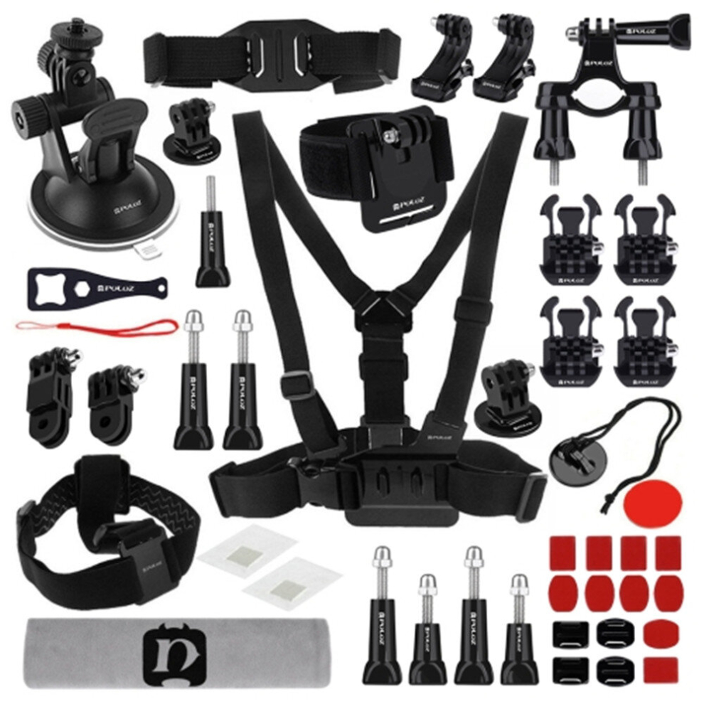 45 In 1 Accessory Ultimate Combo Kit For Gopro New Hero For /Hero7 /6 /5 /5 Session /4 Session /4 /3+ /3 /2 /1, Xiaoyi And Other Action Cameras 8881471559011