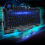 Tri-Color Backlit Mechanical-Feel Gaming Keyboard, Ergonomic, Anti-Static, Water-Resistant, No Software Needed 3