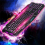 Tri-Color Backlit Mechanical-Feel Gaming Keyboard, Ergonomic, Anti-Static, Water-Resistant, No Software Needed 4
