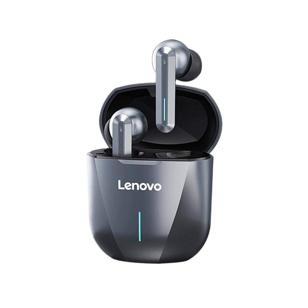 Gaming Earbuds Lenovo Xg01 50Ms Low Latency Tws Bluetooth Earphone With Mic Hifi Wireless Headphones Ipx5 Waterproof Earbuds - Dark/Grey 766261487294