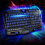 Tri-Color Backlit Mechanical-Feel Gaming Keyboard, Ergonomic, Anti-Static, Water-Resistant, No Software Needed 2
