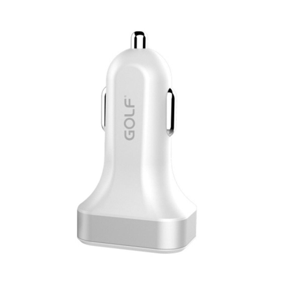 2 Pcs Gf-C12 2.1A Three Port Mini Intelligent Car Charger 6913664850383