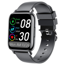 GTS Smartwatch, 1,7 Zoll quadratischer Bildschirm, 24 Sportmodelle, IP68 wasserdicht, Fitness-Tracker für iOS, Android, Huawei, Schwarz