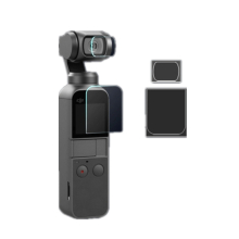 4 PCS Lens Protector + Screen Fiberglass Film for DJI OSMO Pocket Gimbal