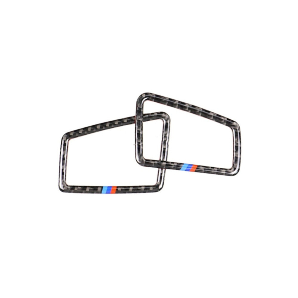 Three Carbon Fiber Car Right Driving Instrument Air Outlet Decorative Sticker For Bmw E90 2005-2012 Light 6913664858624