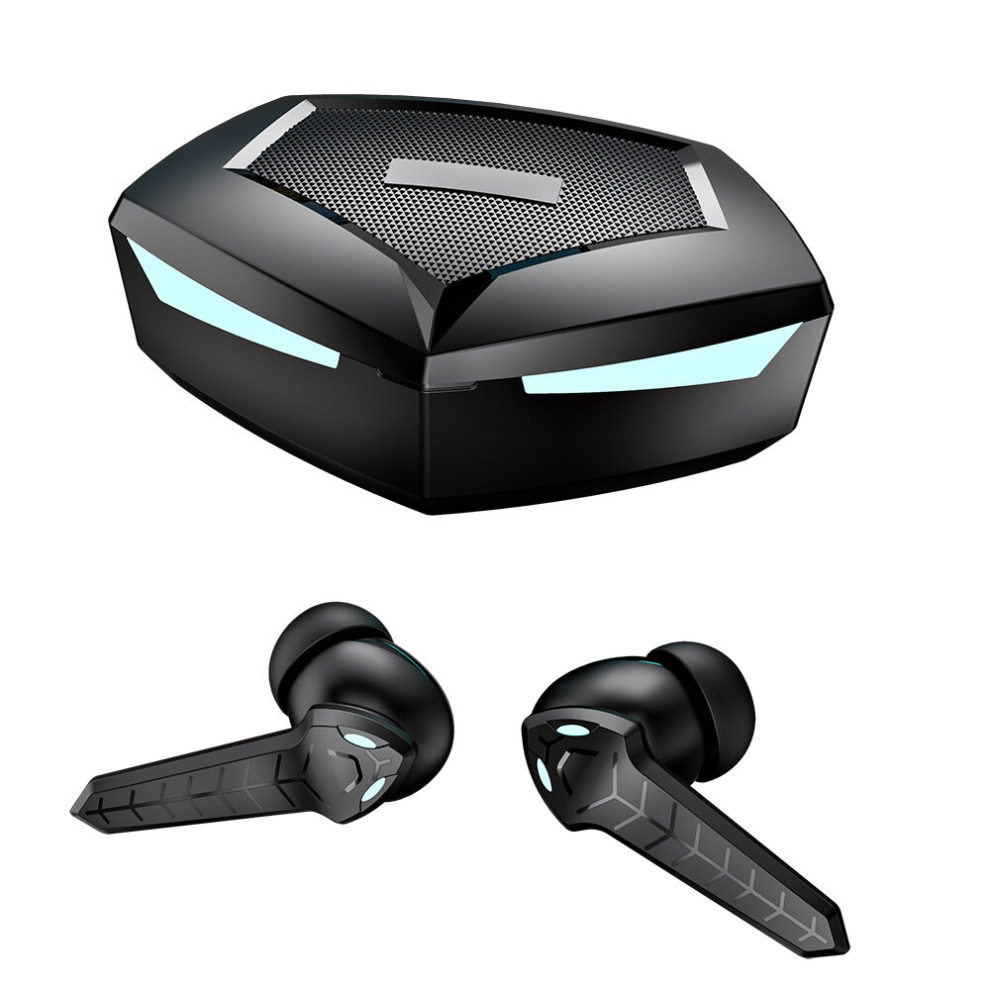 Low Latency Wireless Tws Bluetooth 5.1 Hi-Fi Bass In-Ear Headphones For Esports Gaming - Black 766261487409