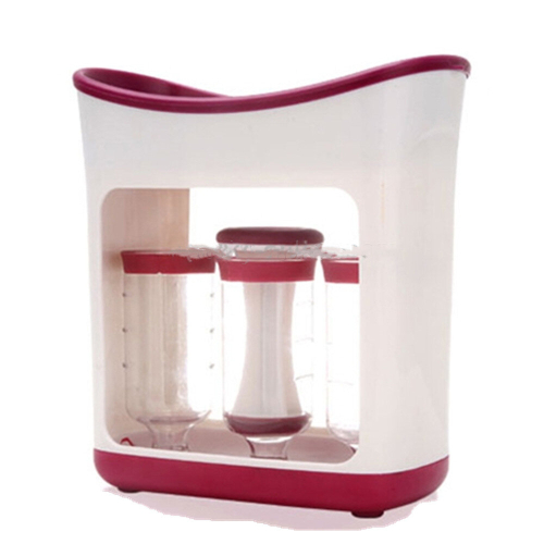 Multi-function Home Kitchen Manual Baby Food Storage Bag Dispenser Children Puree Squeezer