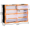 Multi-drawer Organiser with 8 Big Drawers 52x16x37 cm 10