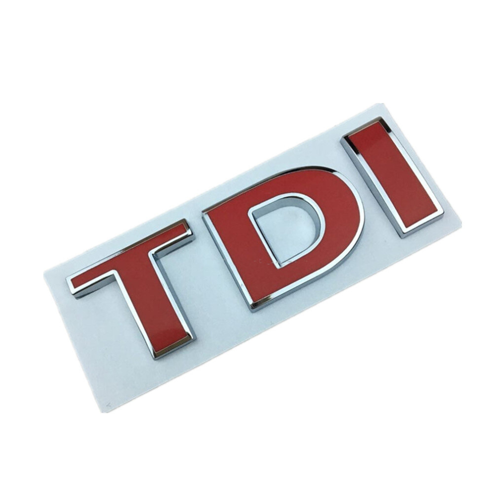 2 Pcs Diy Tdi 3D Badge Emblem Decal Car Sticker 6913664848250