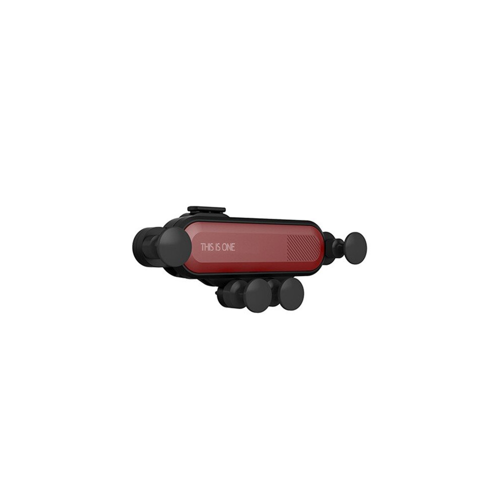 360-Degree Rotation Gravity Air Vent Mount Car Phone Holder For 4.7-6.5 Inch Smartphones - Red 766261507909
