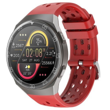 MAX1 Smartwatch Multi Watch Face Fitness Tracker Unterstützung SpO2/HR/BP Monitor für iOS Android - Rot