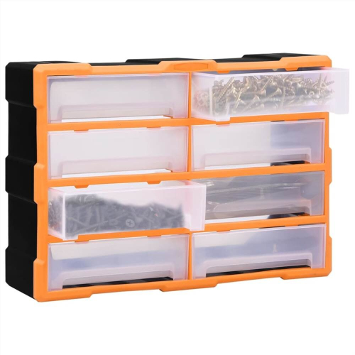 Multi-drawer Organiser with 8 Big Drawers 52x16x37 cm 2