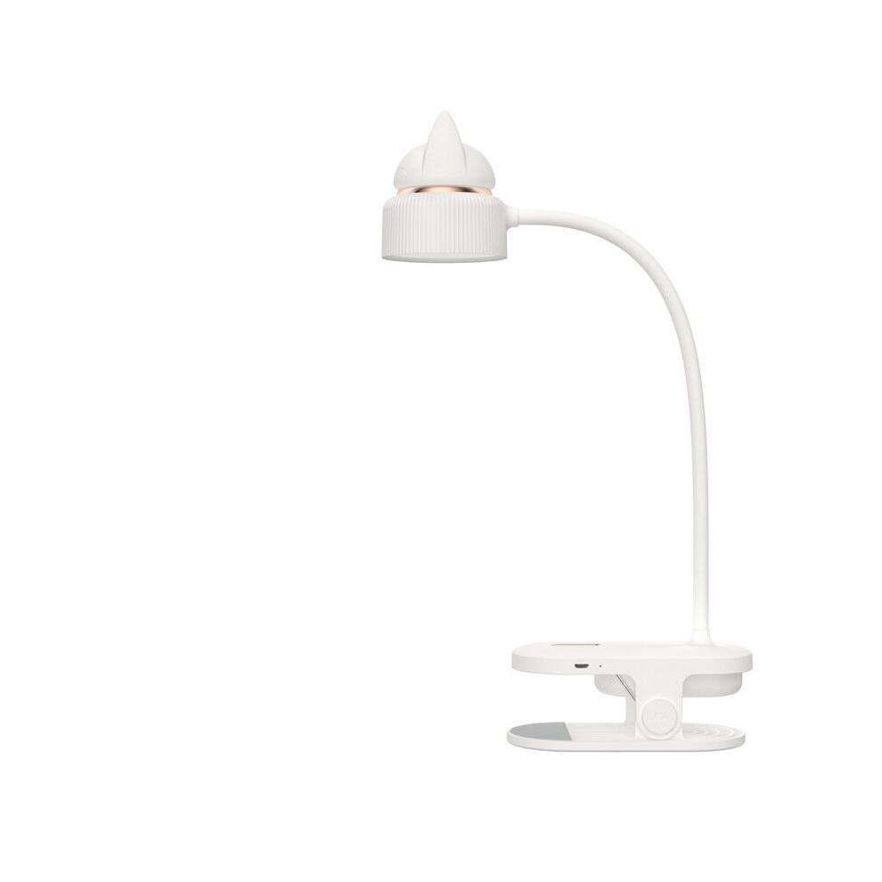 LED desk lamp USB charging foldable clip light 3-speed adjustable cat reading night light