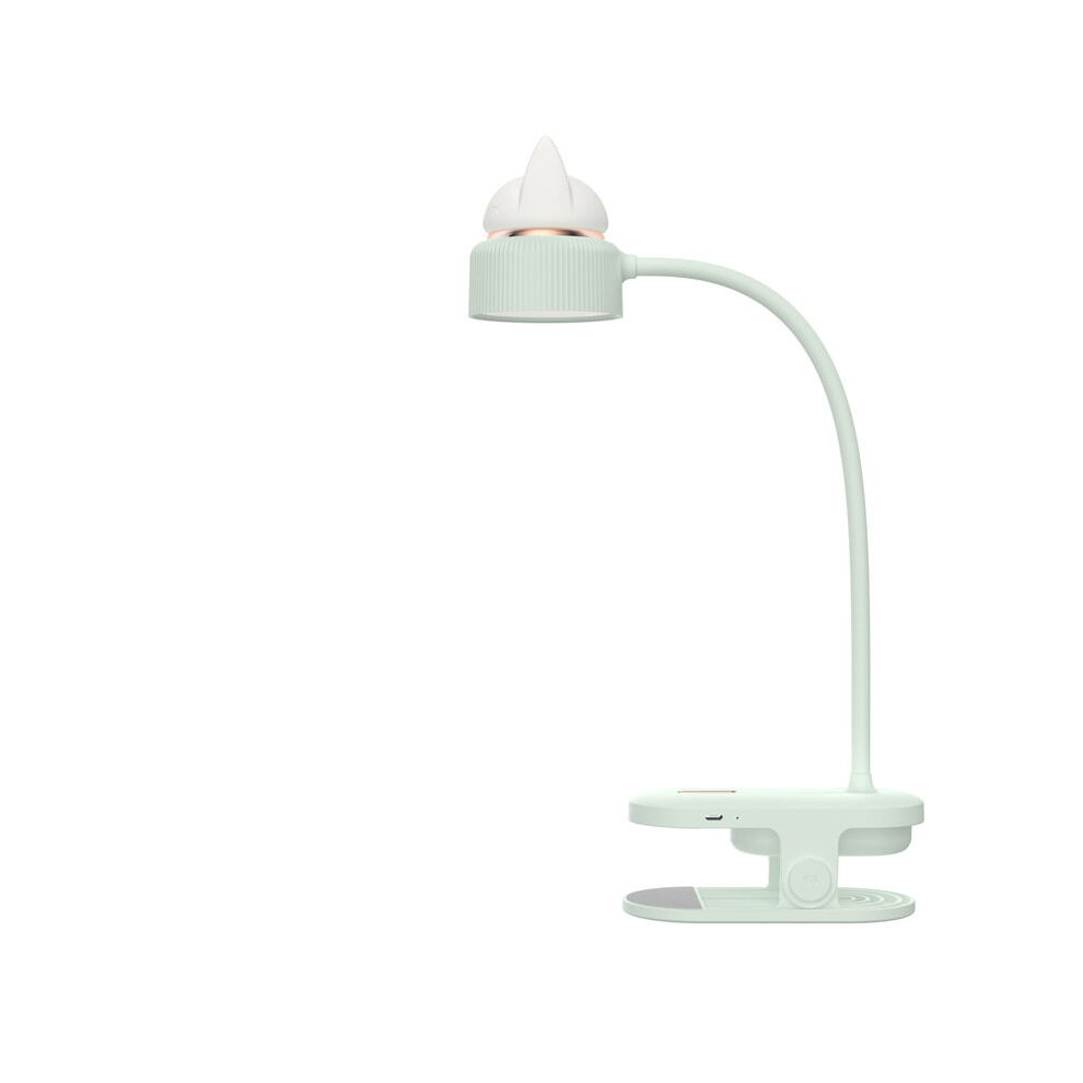 LED desk lamp USB charging foldable clip light 3-speed adjustable cat reading night light