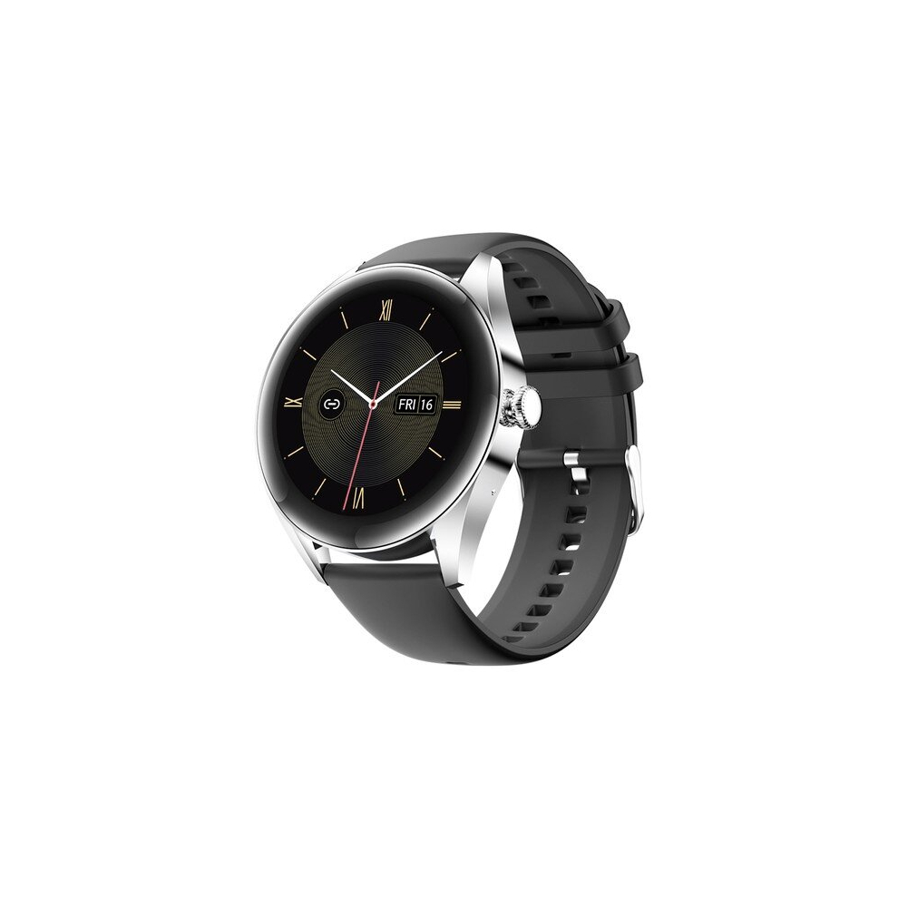 Kumi Gw3 Smartwatch For Men 1.32Inch Hd Color Screen With Bluetooth Call Heart Rate Monitoring Multi-Sport Modes - Silver 766261512071