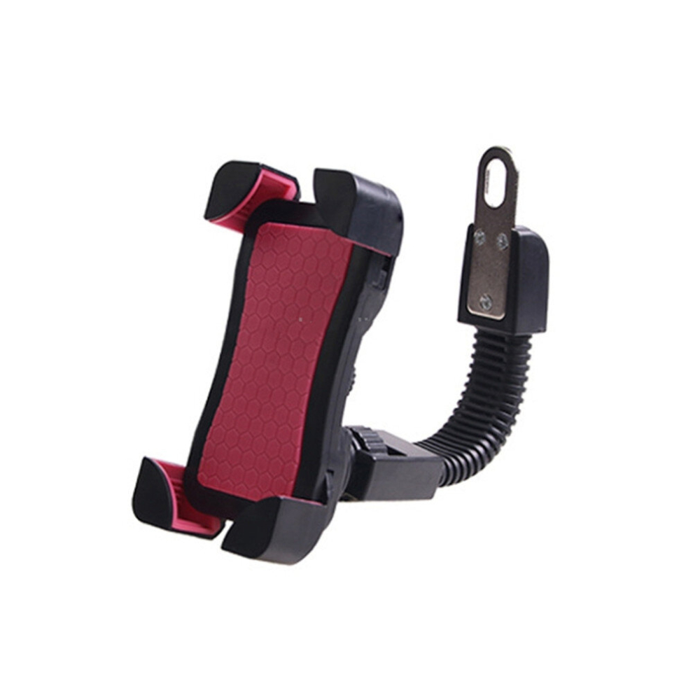 2 Pcs Universal 360 Degrees Free Rotation Abs Motorcycle Phone Bracket Mountain Bike Navigation Bracket Gps/Mobile Holder 6913664859539