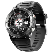 KUMI U5 Smartwatch 1,32 Zoll IPS-Farbbildschirm mit GPS für Outdoor-Sport Herzgesundheit SpO2-Messung - Schwarz