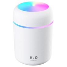 Creative 300ml Dazzle Cup Luftbefeuchter USB Farbe Radfahren Tischplatte Home Auto Luftbefeuchter - Weiß