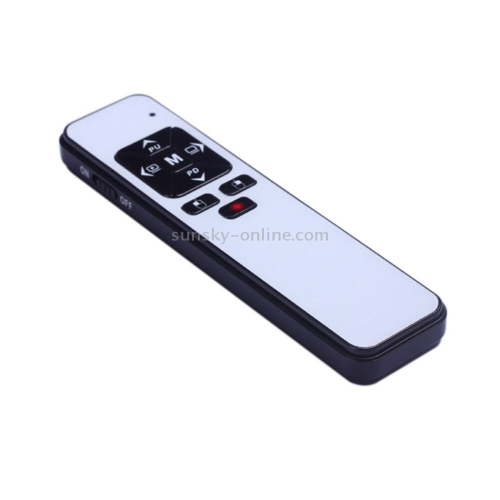 PP991 2.4GHz Multimedia Presentation Remote PowerPoint Clicker Handheld Controller Flip Pen with USB Receiver, Control Distance: 25m(White) 2