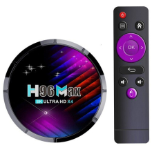 H96 Max X4 2GB + 16GB Android 11 TV Box Amlogic S905X4 64-bit Quad Core 2.4G + 5G WiFi 4K AV1 Decoding Mediaspeler Smart Set Top Box