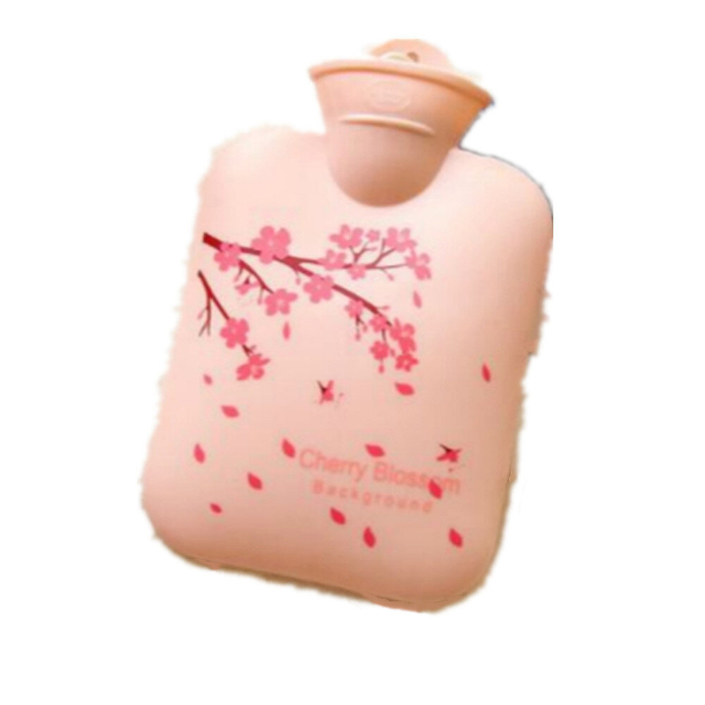 Dsport 2Pcs Portable Winter Warm Friendly Pvc Water Injection Hot Water Bag, Size:small