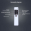PP991 2.4GHz Multimedia Presentation Remote PowerPoint Clicker Handheld Controller Flip Pen with USB Receiver, Control Distance: 25m(White) 5