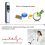 PP991 2.4GHz Multimedia Presentation Remote PowerPoint Clicker Handheld Controller Flip Pen with USB Receiver, Control Distance: 25m(White) 6