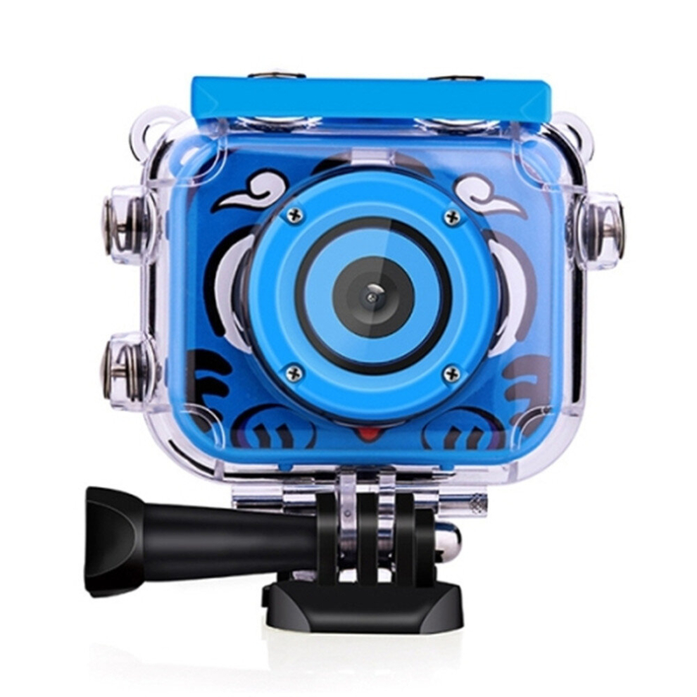 1.77 inch Screen 30m Waterproof HD Digital Camera for Children (Blue)