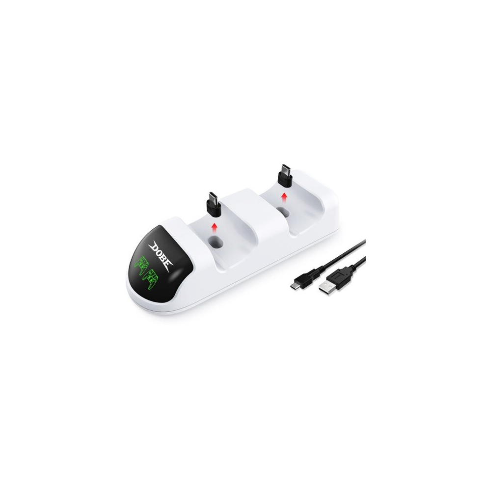 Dobe Ps5 Wireless Handle Locomotive Dual Controller Charging Dock With Conversion Head Led Tp5-0506 Light 766261513511
