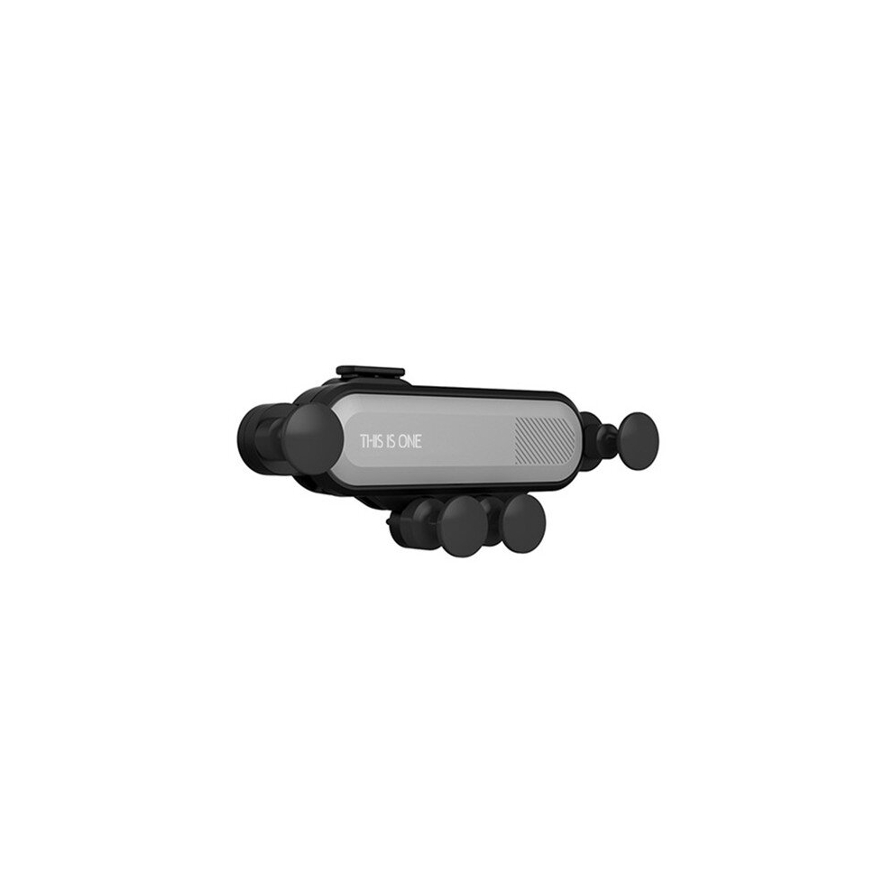 360-Degree Rotation Gravity Air Vent Mount Car Phone Holder For 4.7-6.5 Inch Smartphones - Silver 766261507893