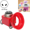 Retro Trolley Mini Cotton Candy Machine, Specification:Australian Regulations 220 V(Red) 2