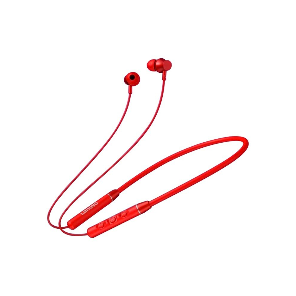Qe03 Hifi Stereo Headset Wireless Bluetooth Headphone Magnetic Neckband Earphone Sport Earbuds Noise Cancelling With Mic - Red 766261484163