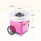 Retro Trolley Mini Cotton Candy Machine, Specification:Australian Regulations 220 V(Red) 3