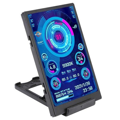 3,5 Zoll IPS TYPE-C Sekundärbildschirm CPU GPU RAM HDD Überwachung USB-Display