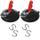 ProPlus 2 pcs Suction Cup Fasteners with Rings and 4 S-hooks 1