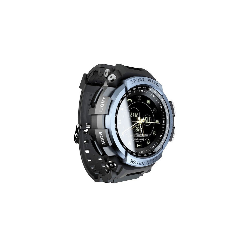 Lokmat Mk28 Smart Watch Ip68 Waterproof Fitness Tracker Pedometer Reminder Tooth Smartwatch For Ios Android Blue 766261512262