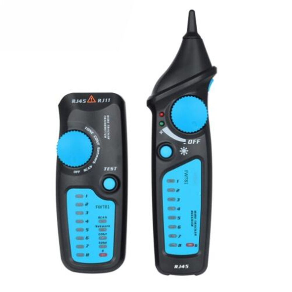 Fwt81 Rj11 / Rj45 Telephone Wire Tracker Toner Ethernet Lan Network Cable Tester 6913664844740