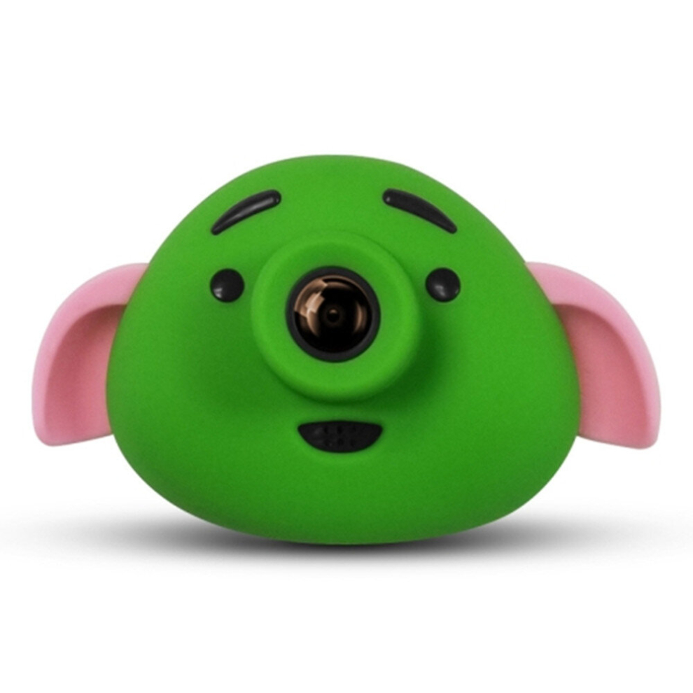 Dsport Cartoon Pig 0.3 Mega Pixel Dual-Camera 1.8 Inch Screen Digital Camera For Children(Green)