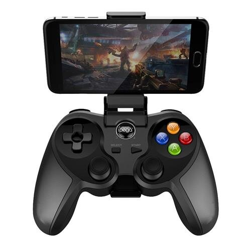iPega PG-9078 Kabelloser Bluetooth-Gamepad-Gamecontroller mit verstellbarem Hallsensorhalter - Schwarz 1